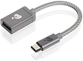 IOGEAR Díjat & Sync USB-C-USB-A Típusú Adapterrel, Ezüst, G2LU3CAF10-SIL