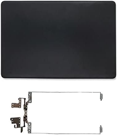 Fekete LCD Felső Hátsó Fedél Esetben hátlap & Képernyőn Zsanérok Kompatibilis HP 15-dw 15t. pont-dw 15-du 15s-dy 15t. pont-dw300