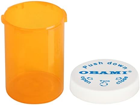 Műanyag Gyógyszert, Tablettát Palack Gyermek Ellenálló Caps - Nyomja Le, majd Kapcsolja be Vényköteles Üveg, Gyógyszer dobozát,