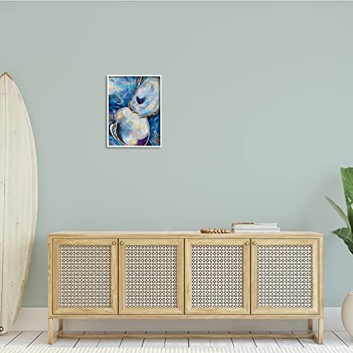 Stupell Művek Kifejező Part menti, tengeri Kagylók, Absztrakt Kagyló, Kagyló Festmény által Tervezett Jeanette Vertentes