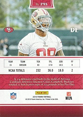 San Francisco 49ers Gyári Lezárt 11 Kártya Csapat Szett DeForest Buckner Újonc kártya