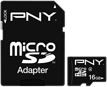 PNY 16 gb-os Teljesítmény Class 4 MicroSD Flash Memória Kártya 5-Pack (P-SDU16G4X5-MP)