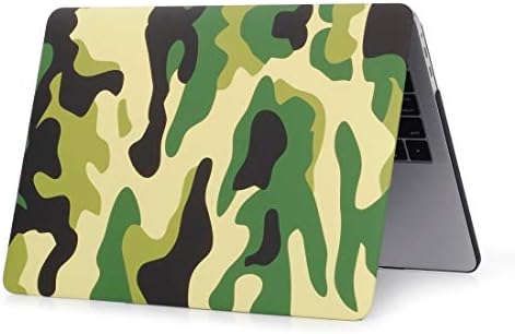 ZHANGJUN Telefon PC Esetben Zöld Álcázás Minta Laptop Víz Matricák PC védőtok MacBook Pro 13.3 inch A1989 (2018) Okostelefon