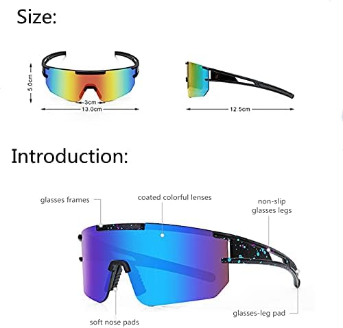 ZHABAO Polarizált Napszemüveg, Női, illetve Férfi，UV400 Anti-UV Védelem Sport Napszemüveg Szabadtéri Sportok