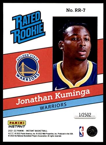 Kosárlabda NBA 2021-22 Panini Azonnali Névleges Újonc Retro RR-7 Jonathan Kuminga példányszám: 2502 RC